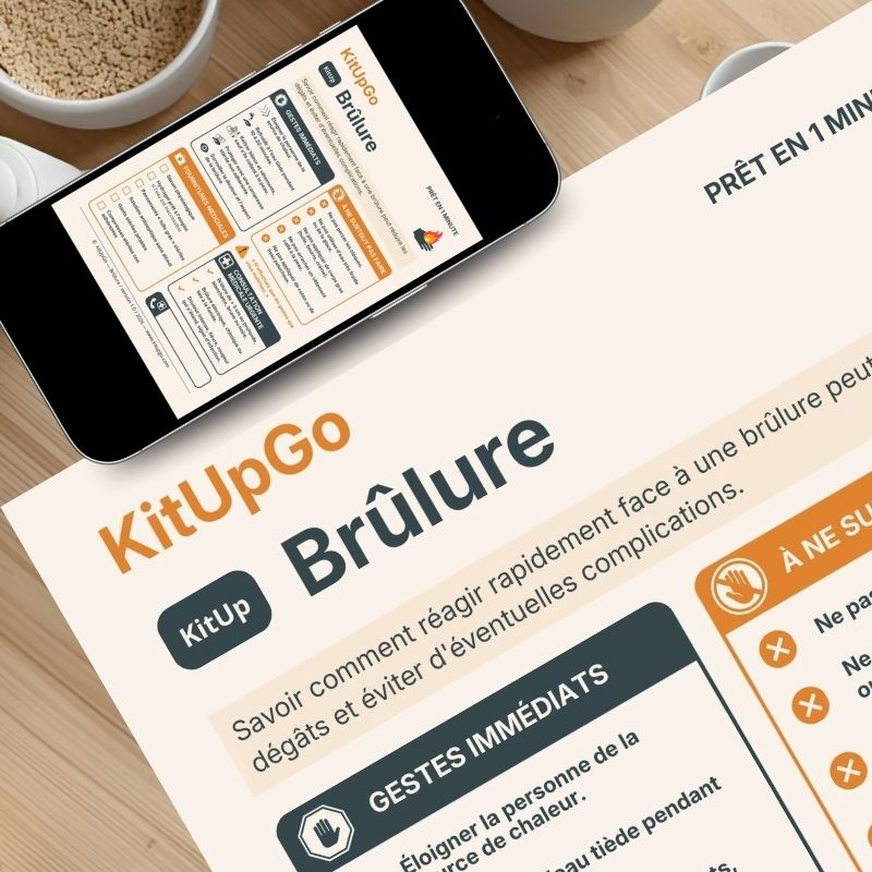 Brûlure : Premiers soins immédiats