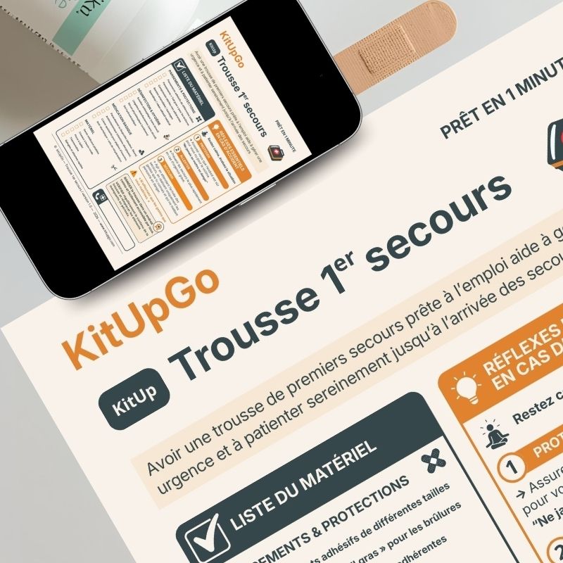 Trousse de premiers secours : Le nécessaire pour faire face